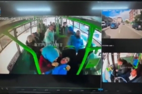 Otobüste yürekleri ağza getiren anlar: "Ömer, ne oldu?"