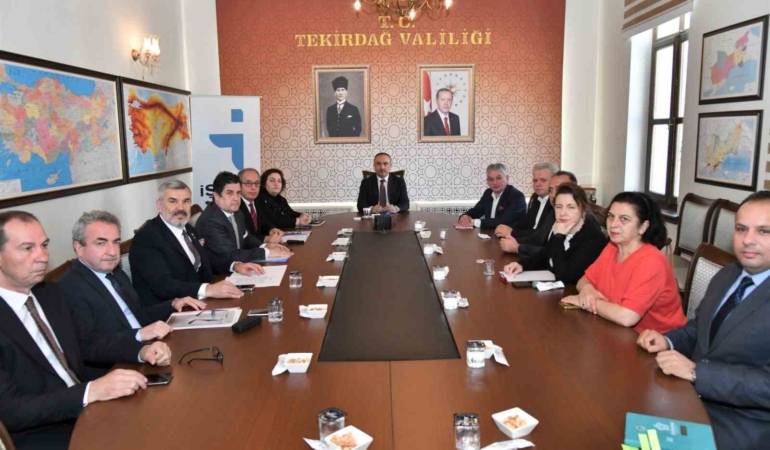 Tekirdağ İl İstihdam ve Mesleki Eğitim Kurulu Nisan ayı olağan toplantısı yapıldı