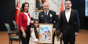 Çanakkale’de polis olma hayali kuran öğrenciden Emniyet Müdürü’ne ziyaret