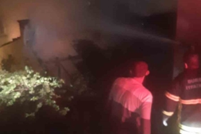 Bursa’da evin çatı katı alev alev yandı