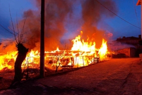 Bursa’da bir köye panik yaşatan yangın