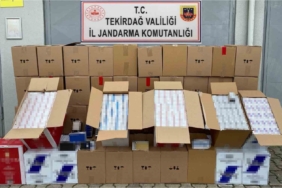 Tekirdağ’da jandarmadan makaron operasyonu: 550 bin boş makaron ele geçirildi
