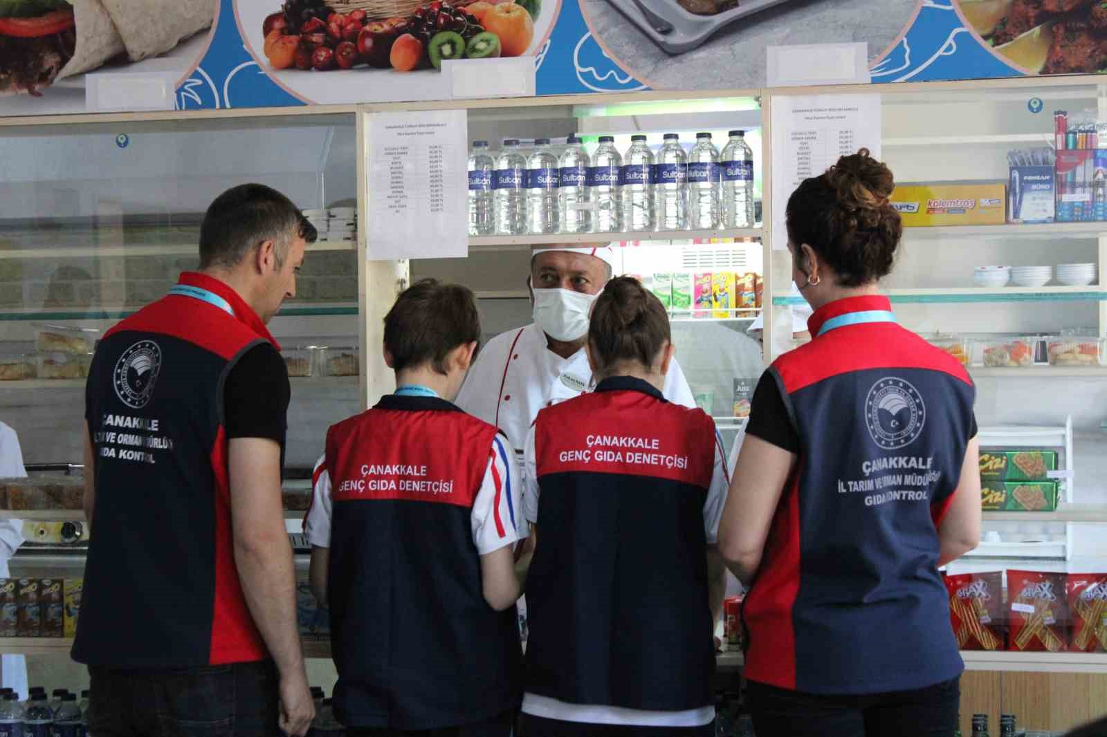 Çanakkale’de ’genç gıda denetçileri’ okullarda kantinleri denetledi
