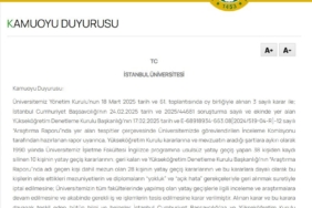 İstanbul Üniversitesi’nin diplomasını iptal ettiği Galatasaraylı profesör görevine devam ediyor