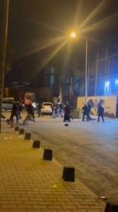 Başakşehir’de meydan muharebesini aratmayan kavga