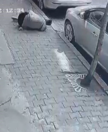 Depremde paniğe kapıldı camdan atladı