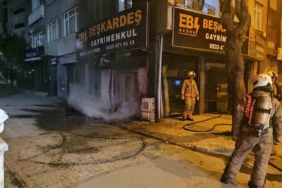 Bayrampaşa’da korkutan doğal gaz yangını