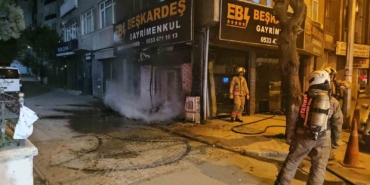 Bayrampaşa’da korkutan doğal gaz yangını