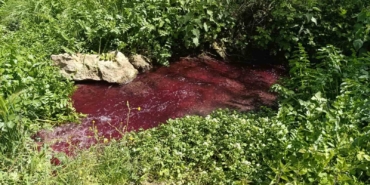 Bursa’da bu dere ‘kan’ ağlıyor