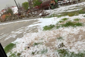 Tekirdağ dolu ve sağanak yağış etkili oldu