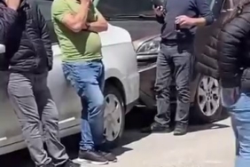 İstanbul’daki deprem anında çayını alarak kaçan vatandaş kamerada