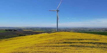 İstanbul’da manzarasıyla mest eden Kanola tarlası havadan görüntülendi