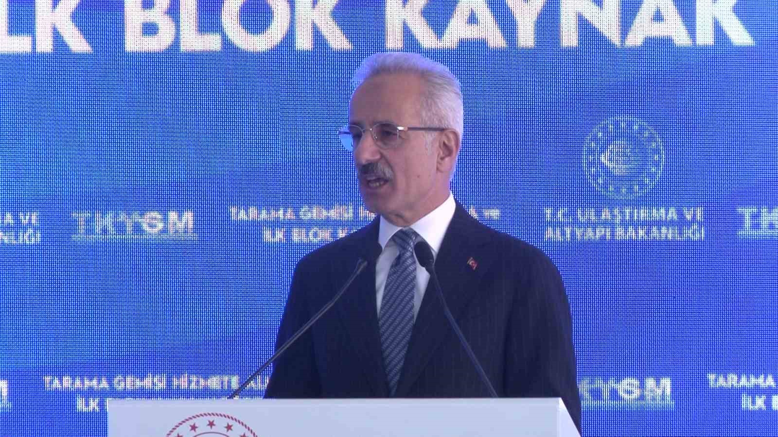Ulaştırma ve Altyapı Bakanı Uraloğlu: "Türkiye olarak ilk 10’daki lider denizci ülkeler arasında sancağımızı çok yakında dalgalandıracağız"