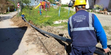 İki mahallenin 4 bin metrelik içme suyu hattı için çalışmalar devam ediyor