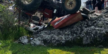 Balıkesir’de traktör ters döndü: 4 yaralı