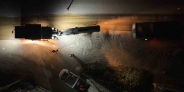 Büyükşehir’den Çalı-Kayapa yolunda gece mesaisi