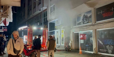 Çorlu’da tamircide korkutan yangın