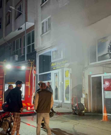 Çorlu’da tamircide korkutan yangın