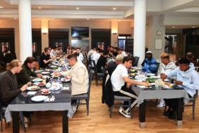 Başkan Serdal Adalı, takımla bayramlaştı