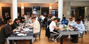 Başkan Serdal Adalı, takımla bayramlaştı