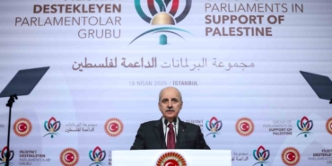 TBMM Başkanı Kurtulmuş, İstanbul’da Filistin’i Destekleyen Parlamentolar Grubu Toplantısında konuştu: