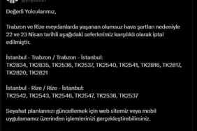THY’de sefer iptalleri