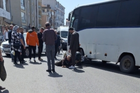 Muratlı’da motosiklet ile minibüs çarpıştı: 1 yaralı