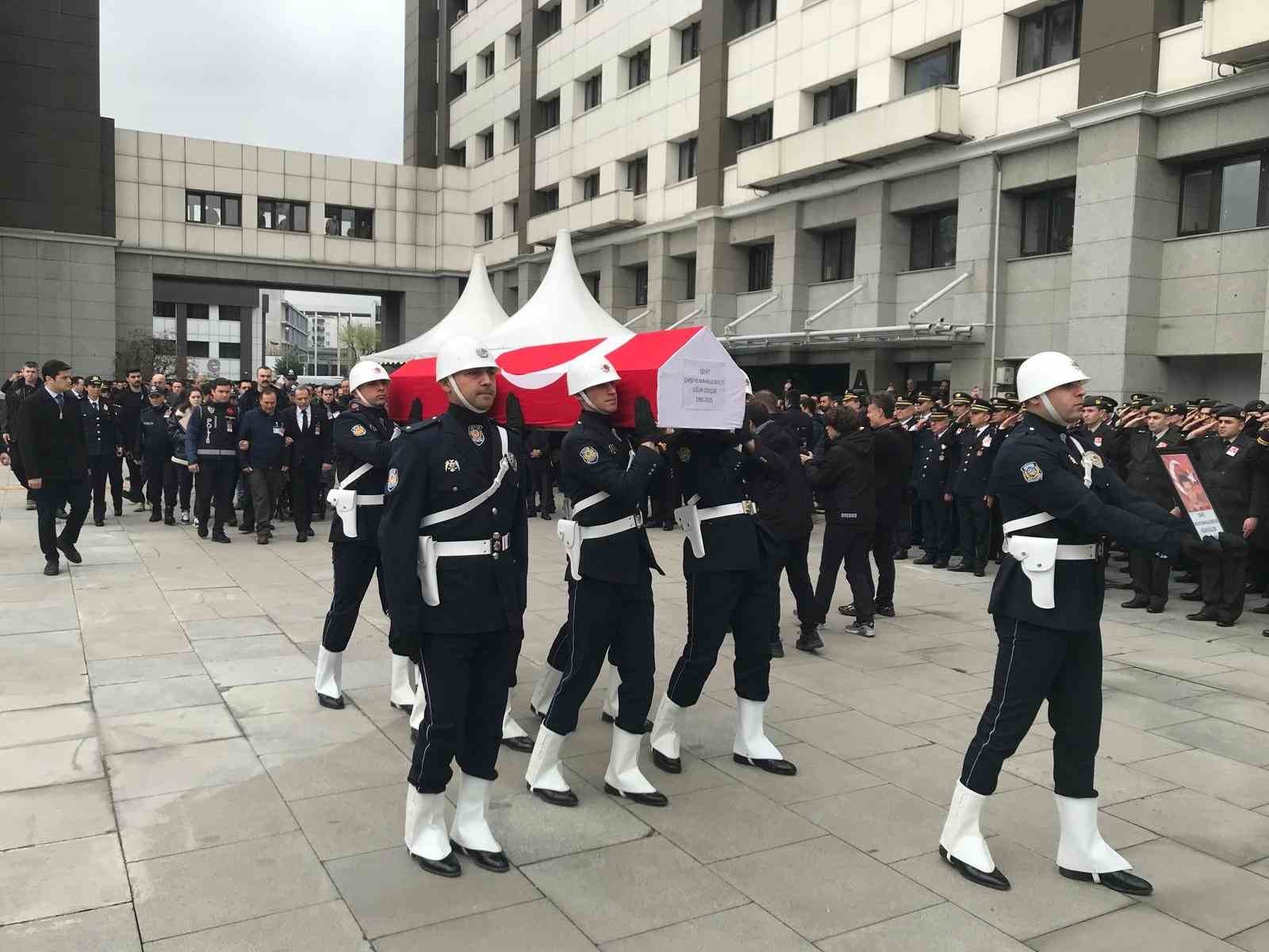 Şehit bekçi için İstanbul Emniyetinde tören düzenlendi