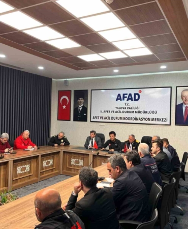 Yalova’da İl Afet ve Acil Durum Koordinasyon Kurulu toplandı