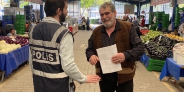 Gönen’de polisten bilgilendirme çalışması