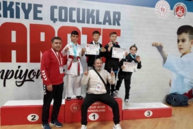 Körfezli 2 minik karateci Balkan şampiyonasına vize aldı