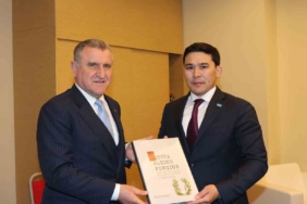 Bakan Bak, Rusya’da mevkidaşı Degtyarev ile görüştü