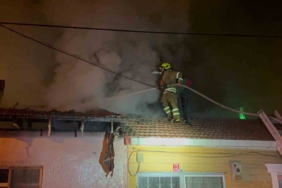 Balıkesir’in Gönen ilçesinde korkutan yangın