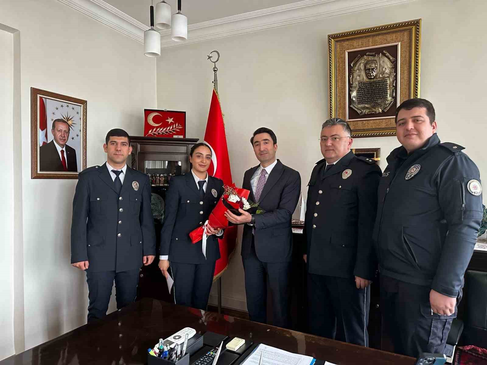 Kaymakam Çomaklı’ya Polis Haftası ziyareti