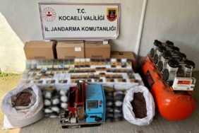 Piyasa değeri yaklaşık 800 bin TL olan makaron ve elektronik sigara ele geçirildi