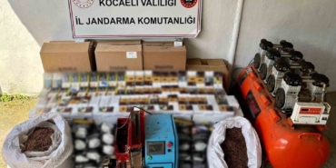 Piyasa değeri yaklaşık 800 bin TL olan makaron ve elektronik sigara ele geçirildi