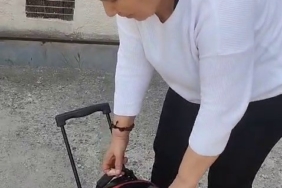 Maltepe’de deprem anında deprem çantasını alarak dışarı çıktı