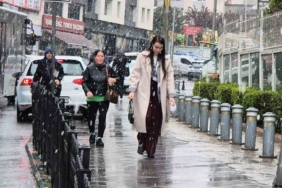 Tekirdağ’da lapa lapa kar yağdı