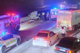 D-650’de hafif ticari araç tıra arkadan çarptı: 1 ölü, 1 ağır yaralı