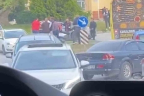 Sürücüler sokağı boks ringine çevirdi