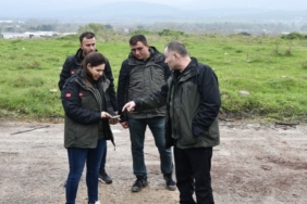 Gönen’de yeni yerleşke alanındaki ormancılık faaliyetleri değerlendirildi