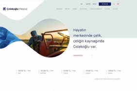 Çolakoğlu Metalurji’nin yeni web sitesine uluslararası ödül