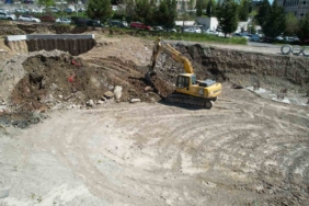 Umuttepe cami ve otoparkında çalışmalar başladı