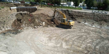 Umuttepe cami ve otoparkında çalışmalar başladı