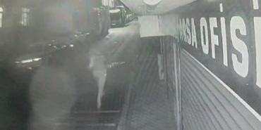 Bekçiyi yaralayan şahıslardan birinin kaçış anı kamerada