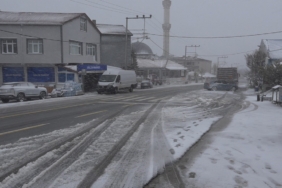 Kırklareli’nin yüksek kesimlerinde kar etkili oluyor