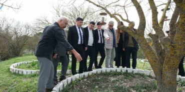 Botanik bahçesine uluslararası akademisyenlerden ziyaret