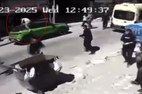 Zeytinburnu’nda deprem esnasında balkondan atlayan genç arabanın üzerine düştü: O anlar kamerada