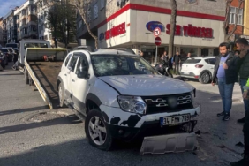 Polisten kaçtı, kaza yapınca yakalandı: O anlar kamerada