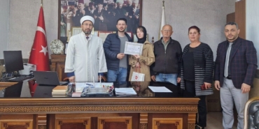 Bandırma’da Rus Vatandaşı Erina, müslüman oldu